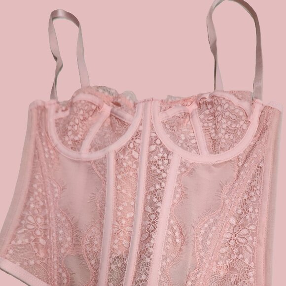 Bustier Pink XS - NWOT - Picture 1 of 5
